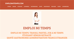 Desktop Screenshot of emploimitemps.com